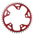 thumbnail image 2 of WFS Pulsar Chainring 44T 1/8" 110mm Old School BMX Single Speed Fixie , Red # WFS3076, 2 of 6