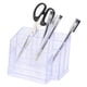 thumbnail image 2 of Práctico Portalápices Transparente, Portalápices Multifunción, Duradero Para La Oficina En Casa Fyydes Transparent White Pen Holder, 2 of 8