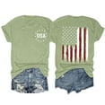 thumbnail image 1 of TSADFHJI Chemise Noire à Manches Longues pour Femmes Mode Décontractée Imprimée Col Rond Manches Courtes Chandail T-Shirt S Vert Clair, 1 of 4