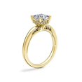 thumbnail image 2 of 1.15 T.C.W Excellent Princess Cut Natural Diamond Beautiful Solitaire Wedding Ring for Bride Solid 18K Yellow Gold Size 5, 2 of 8