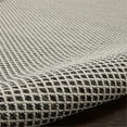thumbnail image 7 of Pemberly Row 10' Runner Ivory Charcoal Fabric Modern Area Rug (10' Runner), 7 of 7