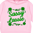 thumbnail image 3 of Inktastic Sassy Lassy with Green 4 Leaf Clovers Toddler Hoodie, 3 of 4