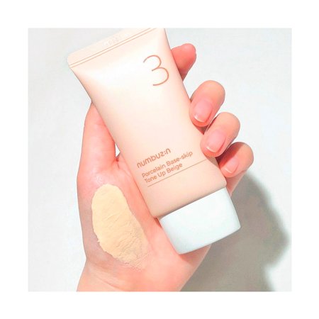 2個セット numbuzin ナンバーズイン 3番ノーファンデ陶器肌トーンアップクリーム SPF50+PA++++ 50ml 日焼け止め 化粧下地 韓国コスメ 正規品