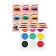 thumbnail image 1 of Paleta de sombras de ojos HUOGUO 9 colores con purpurina metalizada mate, 1 of 5