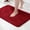 Red, variant on Uiz Merueh Bathroom Rug Non Slip Bath Mat for Bathroom Water Absorbent Soft Microfiber Shaggy Bathroom Mat Machine Washable Bath Rug for Bathroom Thick Plush Rugs for Shower - Red