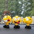 thumbnail image 2 of Creative Shaking Head Doll Expression Bag Car Ornaments Cute Cartoon Auto Personality Decor Products Car Interior Accessories, 2 of 7