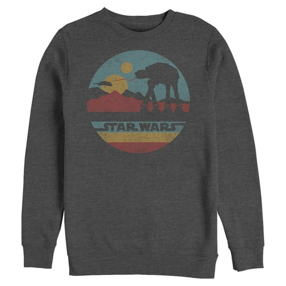 Mens Star Wars AT-AT Retro Circle Sweatshirt