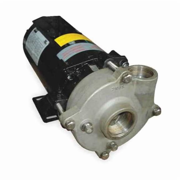 Stainless Steel 1-1/2 HP Centrifugal Pump 208-230/460V 2ZWU7