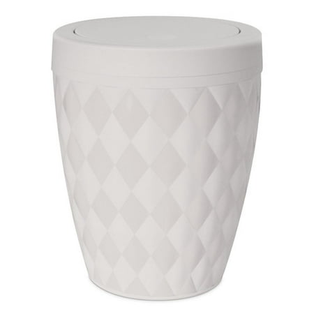 UPC 810541004777 product image for Superior Performance Plastic 1.63 Gallon Swing Top Trash Can | upcitemdb.com