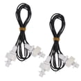 thumbnail image 1 of Miangastore Aquarium Controller Float Switch White 2Pcs 1.5X0.7X0.2In, 1 of 8