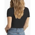thumbnail image 2 of Short Sleeve Shirts for Women Basic Women' T-Shirts Trendy Stretchy Lightweight Summer Casual Tops, 2 of 6