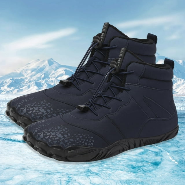 Warm Winter Boots Plush Waterproof Cotton Shoes Comfortable Snow Boots Windproof