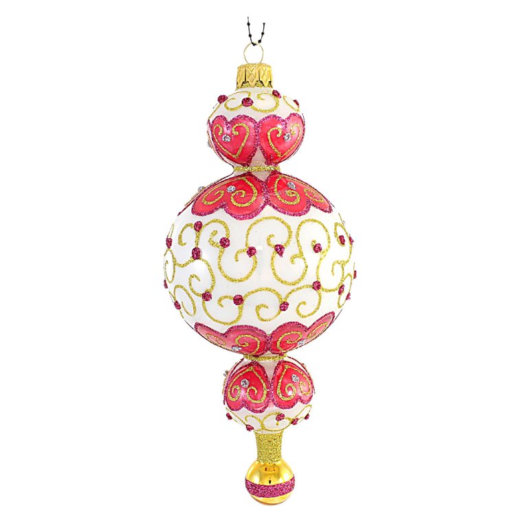 Sbk Gifts Holiday Hearts A-Plenty Ball Reflector Ornament