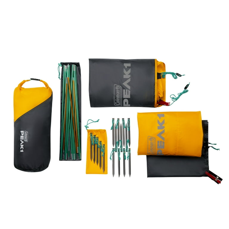 Coleman　 PEAK 1 Coleman PEAK1™ 1-Person Backpacking Tent​ - Walmart.com