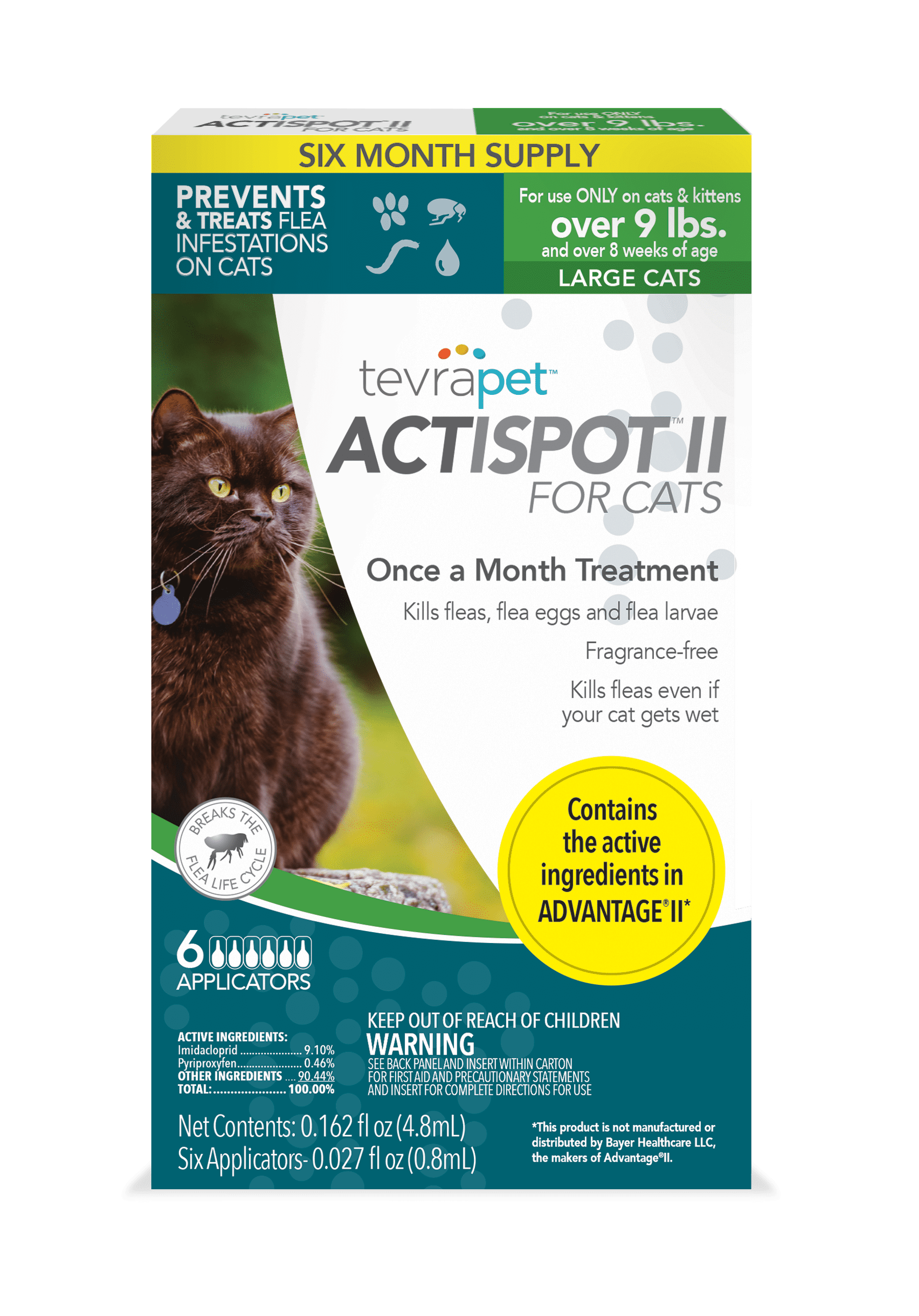 Catego Flea & Tick Control for Cats (3 Doses)