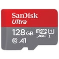 thumbnail image 1 of Memoria SanDisk Ultra MicroSDHC UHS-I U1 de 128 GB, Clase 10, incluye SanDisk SDSQUNR-128G-GN3MA, 1 of 2