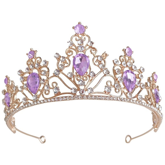 Bride Crown Wedding Bridal Tiara Rhinestone Crown Rhinestone Tiara Party Headdress