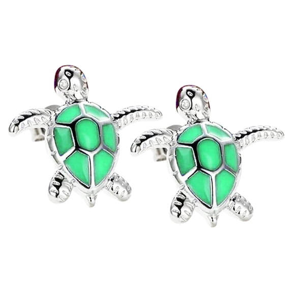 BNNG 2024 New Diamond Encrusted Turtle Earrings – Personalized Fashionable High End Simple And Versatile Couple Earrings Women’s Earrings And Accessories Ladies' Halloween Fancy Ear Decorations