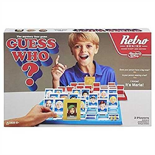 Open Box Guess Who? Game Retro Series 1988 Edition