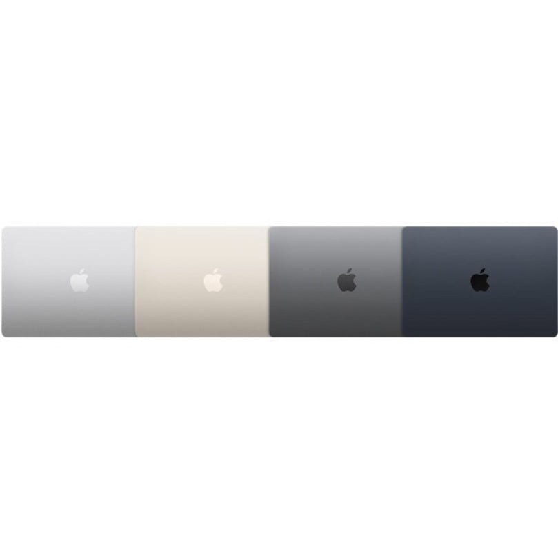 MacBook Air 13.6" with Liquid Retina Display, M2 Chip with 8-Core CPU and 10-Core GPU, 8GB Memory, 512GB SSD, Midnight, Mid 2022