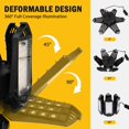 thumbnail image 3 of Luz de trabajo LED LIVOWALNY para batería Dewalt de 20 V, 68 W, 6800 LM, 3 of 7