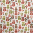 thumbnail image 1 of oneOone Velvet Red Fabric Owl Fabric For Sewing Printed Craft Fabric By The Yard 58 Inch Wide, 1 of 5