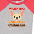 thumbnail image 4 of Inktastic Protected by a Chihuahua Boys or Girls Baby Bodysuit, 4 of 5