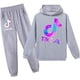 thumbnail image 1 of Sudadera con capucha conjunto Casual novedad sudadera 2 piezas ropa de moda para niñas niños Ormromra WRMH-138-48, 1 of 5