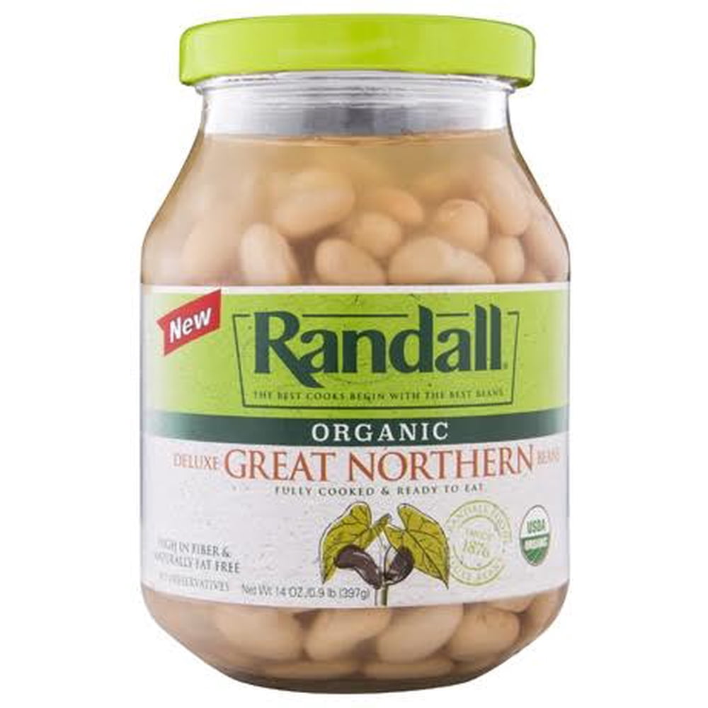 Randall Organic Deluxe Great Northern Beans, 14 oz