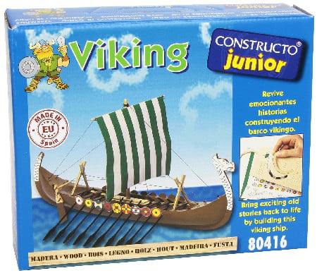 Beginner 8421914804164 Junior Drakkar Viking Sailing Ship w/solid wood hull 