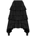 thumbnail image 2 of WFJCJPAF 2024 New Halloween Clearance! Halloween Skirts for Women,Women's Summer Solid Color Hallowmas Fashion Skirt - Black S, 2 of 5
