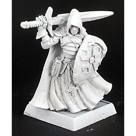 Reaper Miniatures Sir Brannor, Crusaders Captain #14200 Crusaders Unpainted Mini