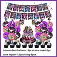 thumbnail image 4 of Charm Monster Spirit High School Doll, fiesta de cumpleaños, decoración, globo, pancarta, telones de fondo, Tablewares, Baby Shower, niña, niños, desechable, 4 of 5