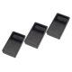 thumbnail image 1 of Student Calligraphy Inkstone with Double Sided Design for Home Use Made of Plastic Black Lightweight Portable 3 Pieces, 1 of 5