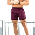 thumbnail image 4 of Pantalones cortos deportivos Hombres Pantalones cortos de fitness Secado rápido Gimnasio Pantalones cortos de playa Descanso de verano Entrenamiento deportivo Running Pantalones cortos con bolsillos, 4 of 7