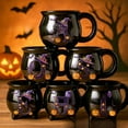 thumbnail image 3 of Xinwanna 12oz Witch Cauldron Mug Personalized Halloween Coffee Mug Ceramic Witches Brew Tea Cup Halloween Birthday Gift for Women Besties Family (Type H), 3 of 13