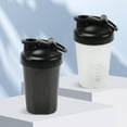 thumbnail image 6 of Leak-Proof Shaker Bottle with Shaker Balls - 400ml (12-OZ) ，Pack of 3- Ideal for Workout Supplements, Protein Powder - BPA Free - Portable Fitness Bottle for Fitness Enthusiasts and Athletes - Black, 6 of 7