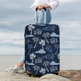 thumbnail image 3 of Lsque Hawaii Palms Printed Luggage Cover, Travel Luggage Protector,Scratch and Dirt Resistant, Fits 18-32 Inch Luggage - X-Large, 3 of 9