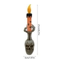 thumbnail image 4 of Feltree Flameless LED Skeleton Hand Candle Holder, Battery Operated Halloween Table Decoration for Party, Spooky Ghost Hand Light Prop, Resin Halloween Centerpiece (1Pc), 4 of 8