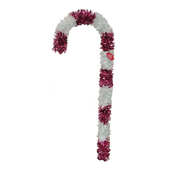 Giant Tinsel Candy Cane