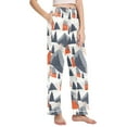 thumbnail image 2 of FORMRS Women's Pajama Pants with Pockets Soft Comfy Loungewear Sleep Bottom, Sizes S-2XL, Blue Snow Houses, 2 of 8