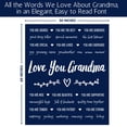 thumbnail image 6 of FILO ESTILO Grandma Gift for Birthday, Mothers Day Gifts for Grandma from Grandkids, Granddaughter, Grandson, Grandmother Throw Blanket, Presents for Grandma, 60x50 Inches (Fleece, Blue), 6 of 6