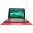 thumbnail image 3 of Bundle Visual Land Prestige 10” 32GB Tablet, Noise Cancellation Earbuds, Keyboard, Red, 3 of 4
