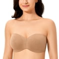 thumbnail image 1 of Sostén DELMIRA Sin Tirantes con Aros Minimizer Talla Grande 38A, 1 of 6