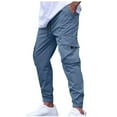 thumbnail image 2 of Weiqiqre Pantalon pour Homme Pantalon Cargo Décontracté Joggers d'Entraînement Pantalon de Survêtement Extensible Randonnée Pantalon Tactique à Cordon avec Multiples Poches, 2 of 9