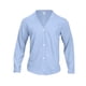 thumbnail image 1 of pstuiky camisas de manga larga para hombre, Blusa/camiseta informal de manga larga con cuello en V y botones para hombre Tops casuales para hombres l, 1 of 3