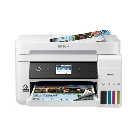 Epson WorkForce ST-C4100 Wireless Inkjet Multifunction Printer Color C11CJ60203