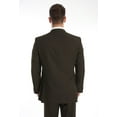 thumbnail image 3 of Mens Suit Two Piece Slim Fit Solid Notch Lapel Tuxedo Set, 3 of 4