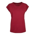 thumbnail image 1 of Build Your Brand Womens Extended Shoulder T-Shirt, 1 of 5