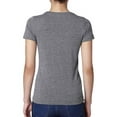thumbnail image 2 of Next Level Women's 1x1 Tri Blend Baby Rib Collar T-Shirt, Style NL6710, 2 of 2